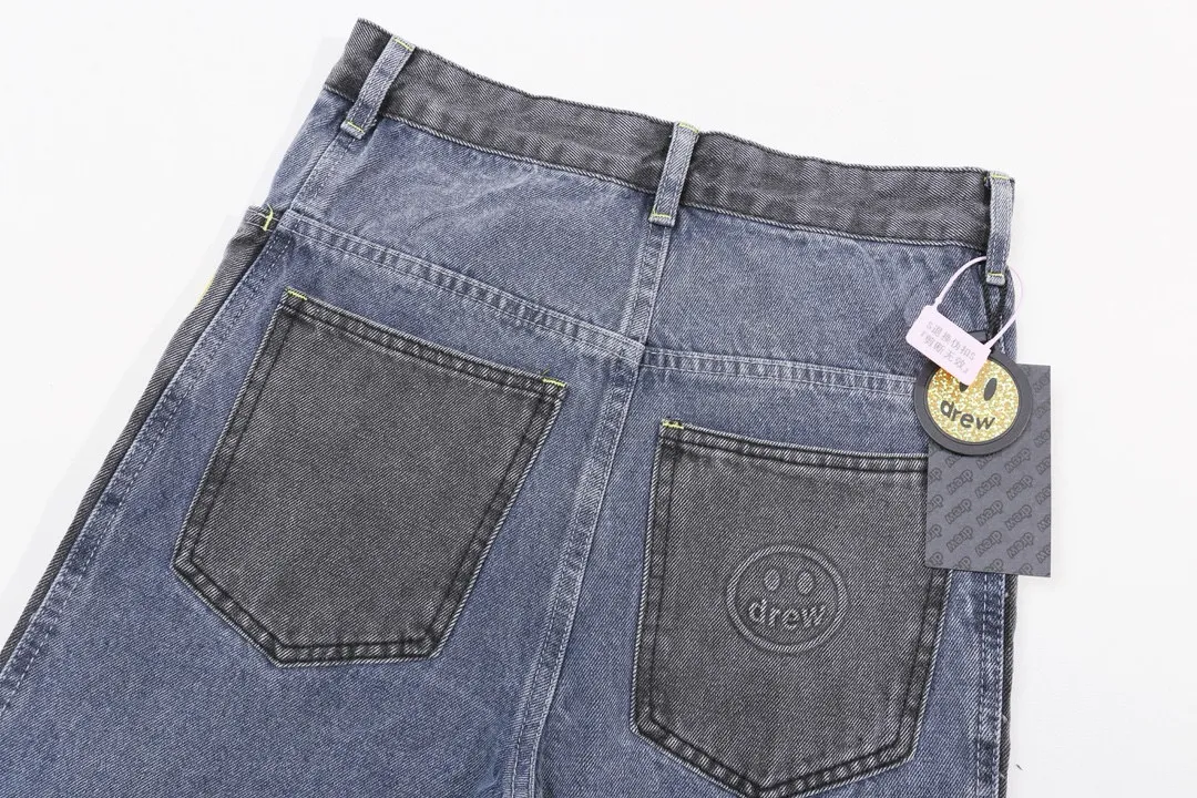 【 】 ：XL 016 【 】Drew House Same Style Retro drew， ， 。 。 15.5 ， ， ， ， ， ， ykk ， ， ， 。 🔘 ： 🔘Size：S M L XL XXL Size 28 30 32 34 36 In Stock Size 9
